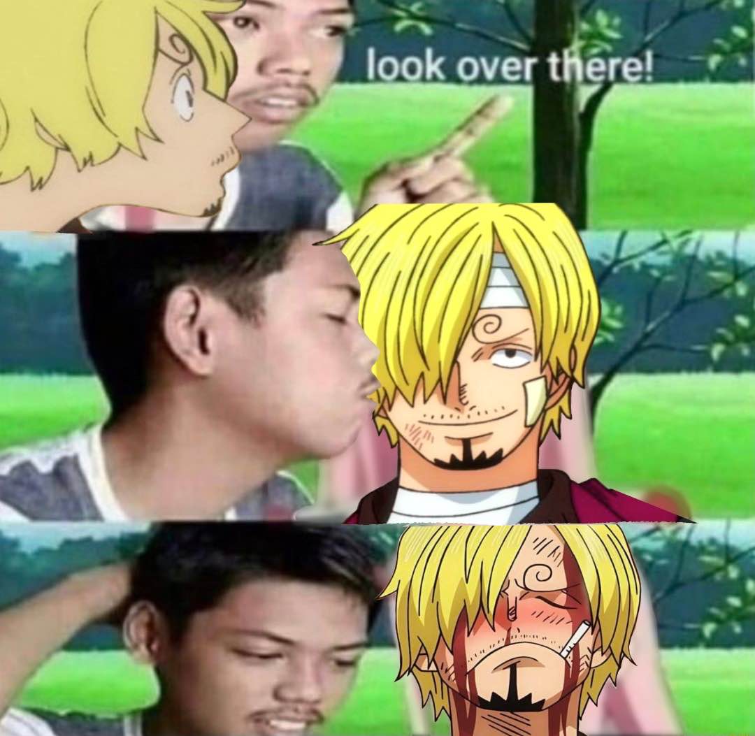 sanji kiss